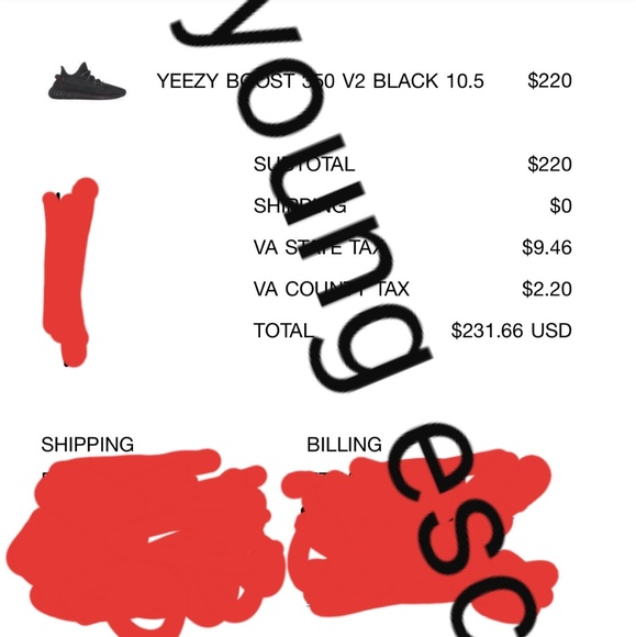 Yeezy non ref black - Picture 4 of 4